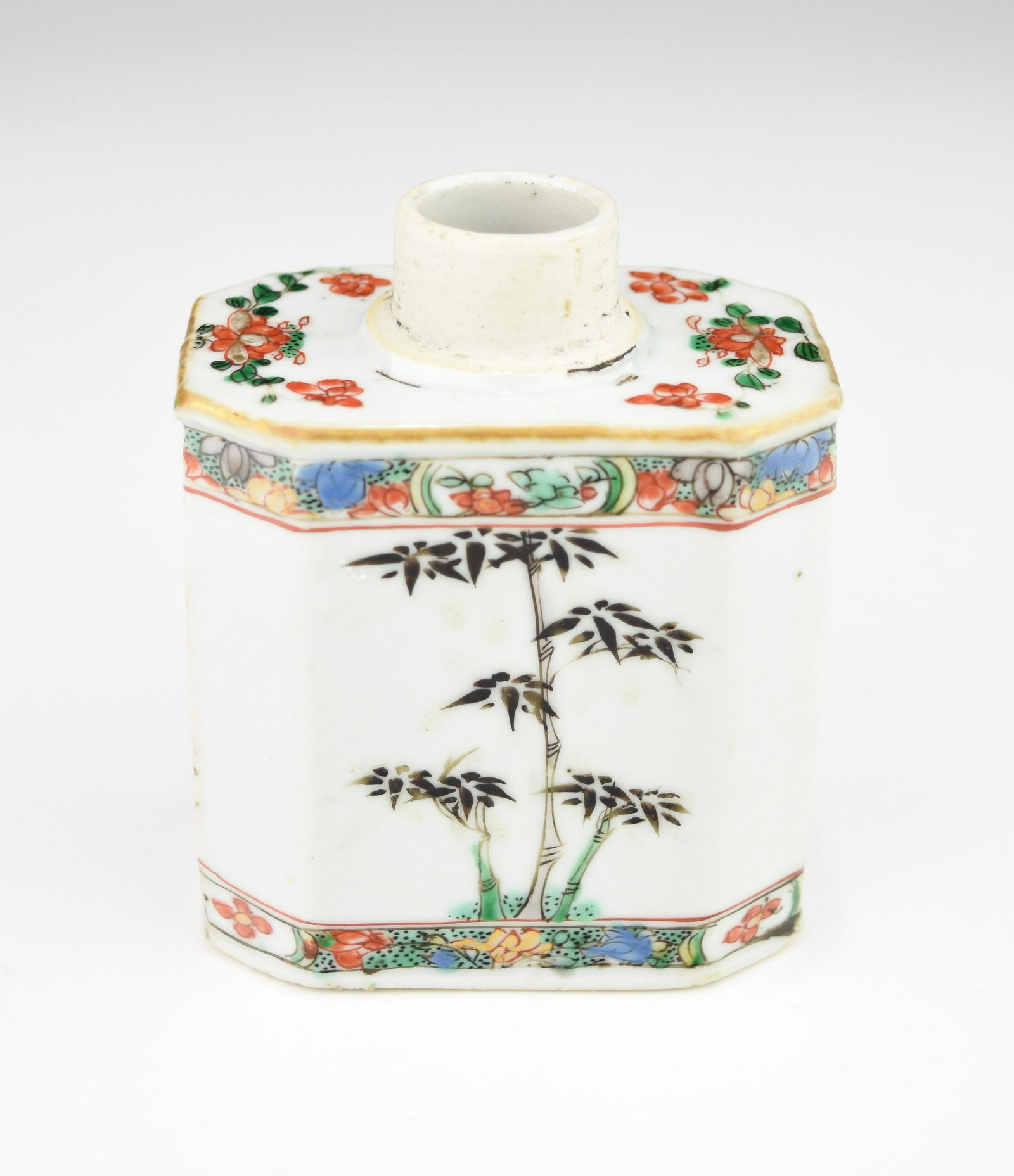 A CHINESE KANGXI PERIOD (1662-1722) FAMILLE VERTE TEA CANDDY (1 of 4)