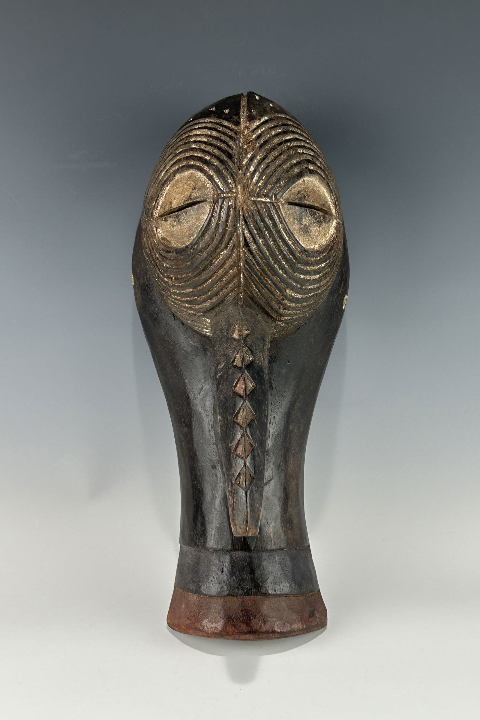 NO RESERVE! AFRICAN DR CONGO WOODEN LUBA BIRD MASK (1 of 6)