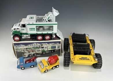 VINTAGE TOY CARS, 2008 HESS GASOLINE TRUCK, TONKAS AND MORE
