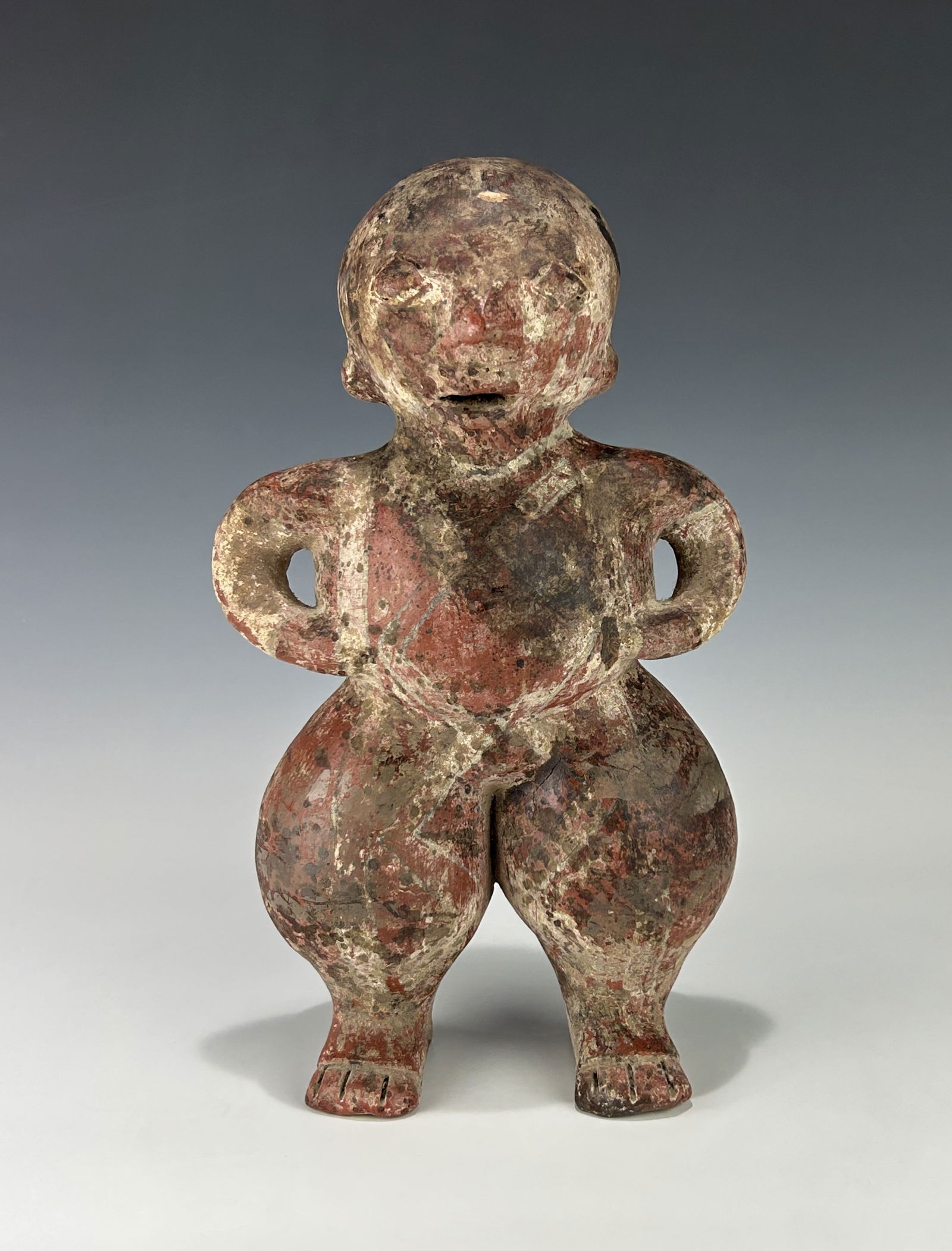LARGE PRE-COLUMBIAN WESTERN  MEXICO SHAFT TOMB TRADITION FIGURATIVE SCULPTURE (1 of 8)