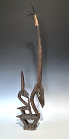 BAMANA “CHI WARA?? FEMALE HEADDRESS, MALI, MID-CENTURY OR EARLIER
