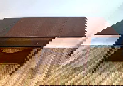 MID-CENTURY DANISH MODERN TEAK SEWING TABLE BY HANS J. WEGNER