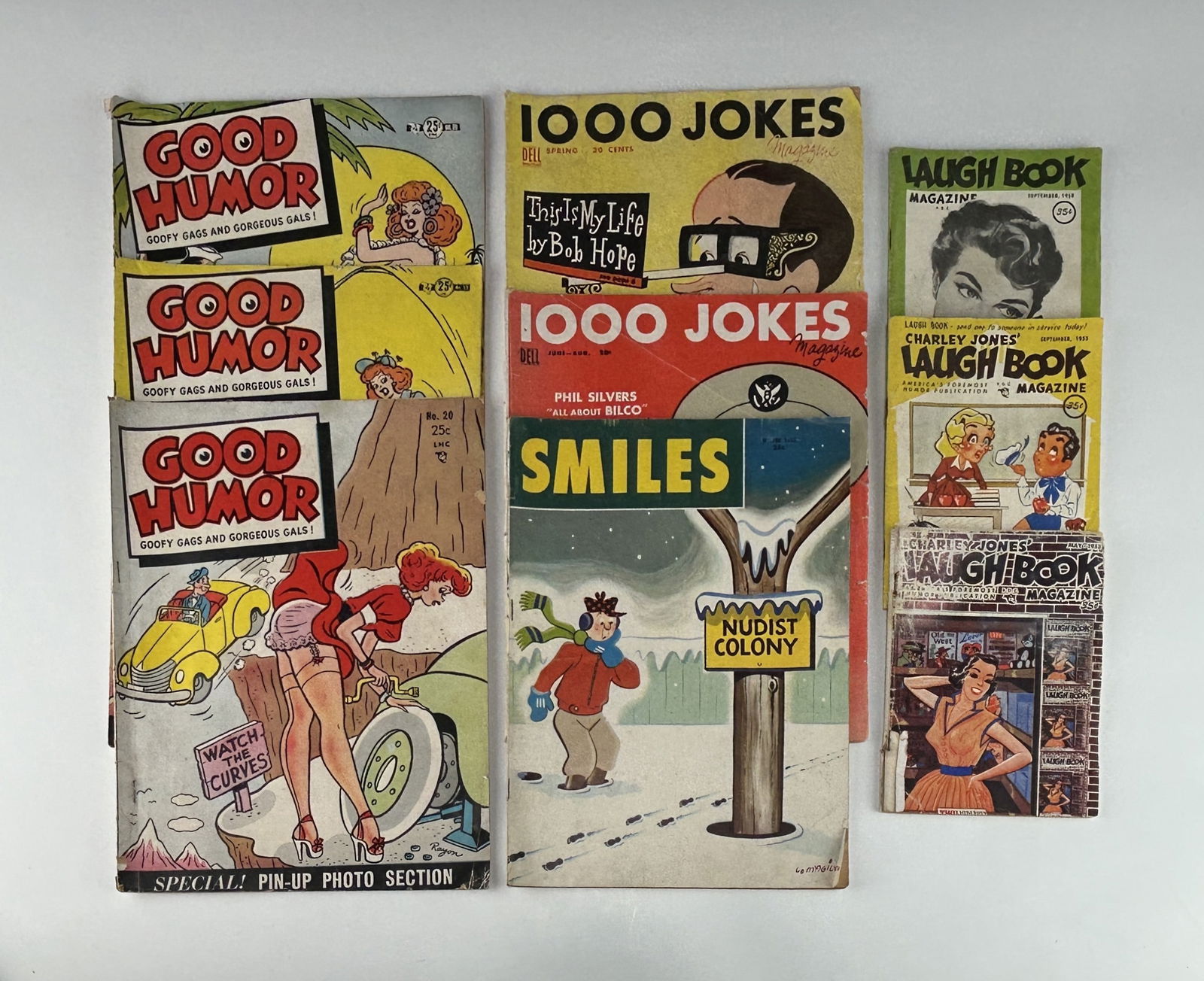 VINTAGE HUMOR AND GAG MAGAZINES, CIRCA 1940s TO 1950s (1 of 6)