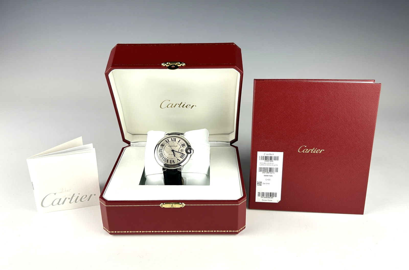 BALLON BLEU DE CARTIER 42 MM AUTOMATIC WATCH, W69016Z4, COMPLETE SET (1 of 13)