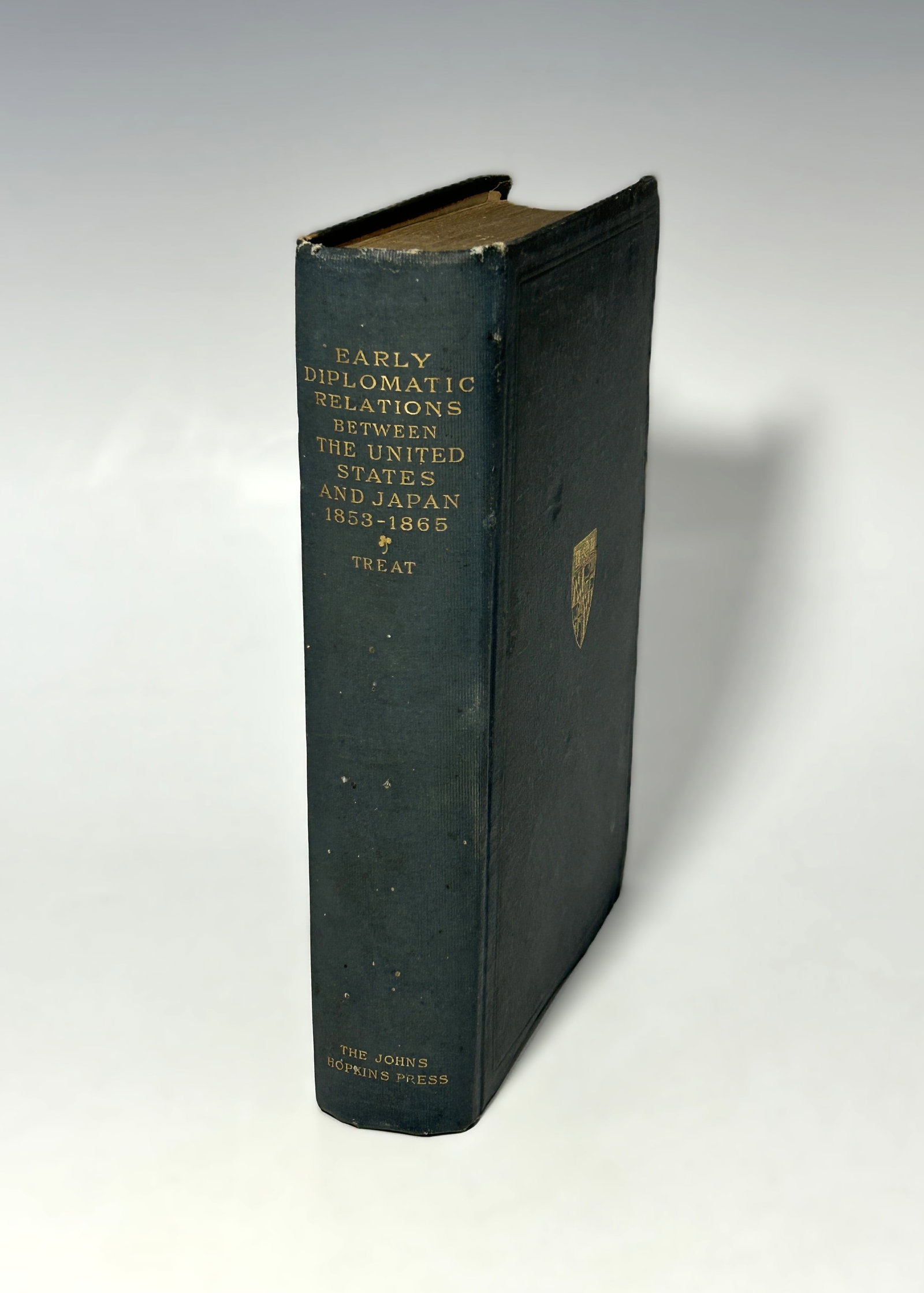1917 FIRST EDITION: EARLY DIPLOMATIC RELATIONS BETWEEN THE UNITED STATES AND JAPAN 1853–1865: Scholarly first edition of The Early Diplomatic Relations Between the United States and Japan, 1853–1865 by Payson Jackson Treat, Ph.D., Professor of Far Eastern History at Stanford University. Publ