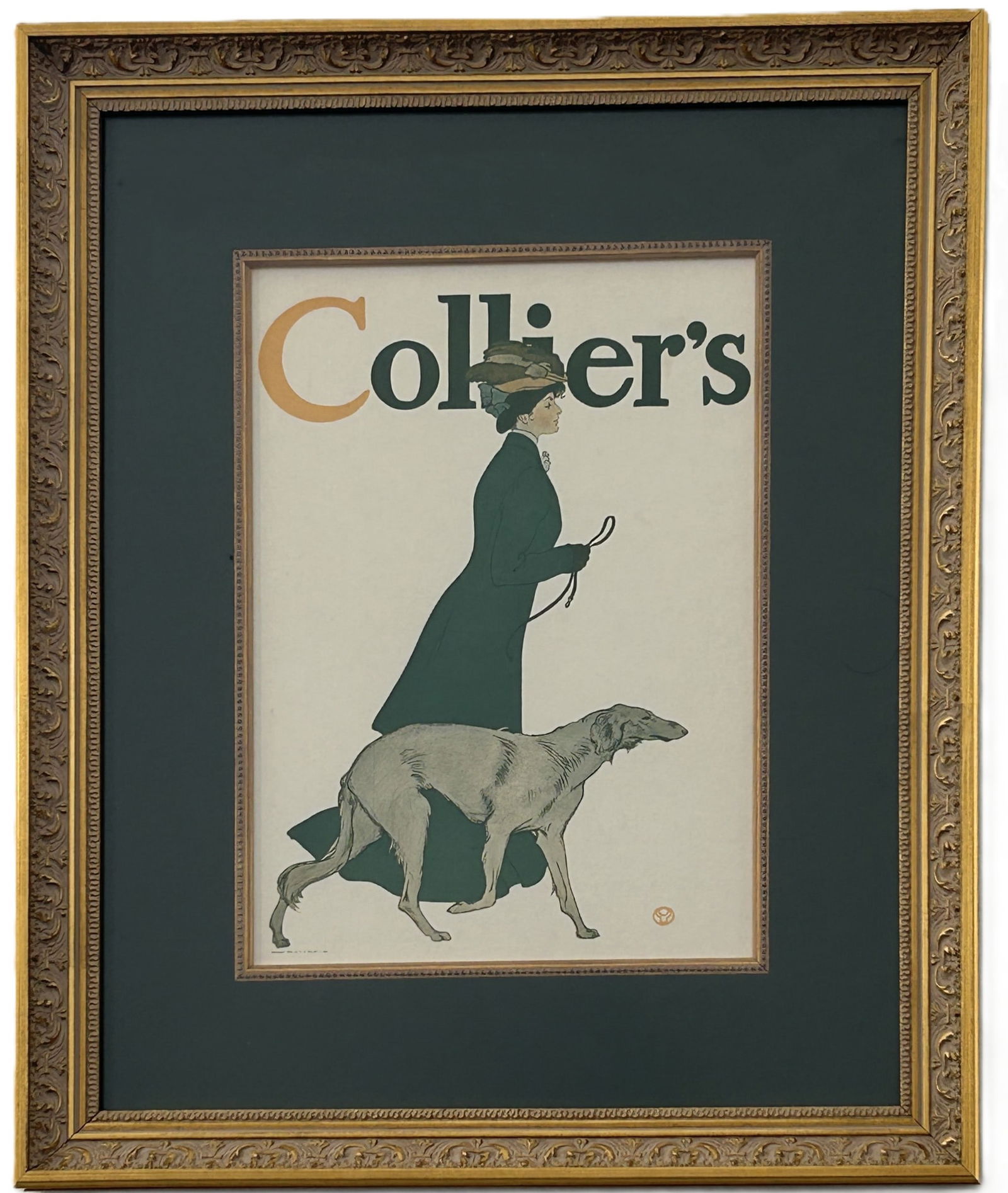 ANTIQUE 1906 COLLIER'S COVER, "THE MORNING STROLL" BY EDWARD PENFIELD (1 of 3)