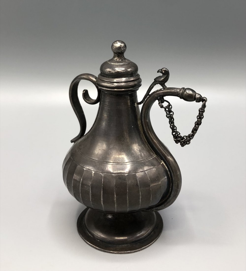 Indian silver juglet, Deccan 18th century (1 of 12)