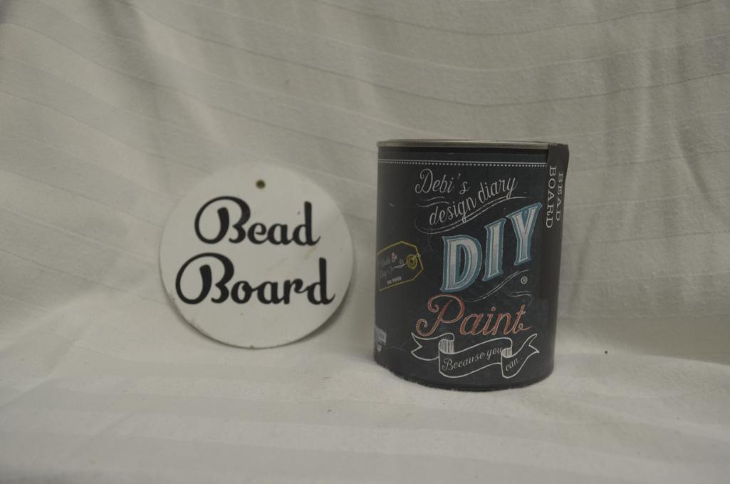 DIY Paint Bead Board Off-white (1 of 2)