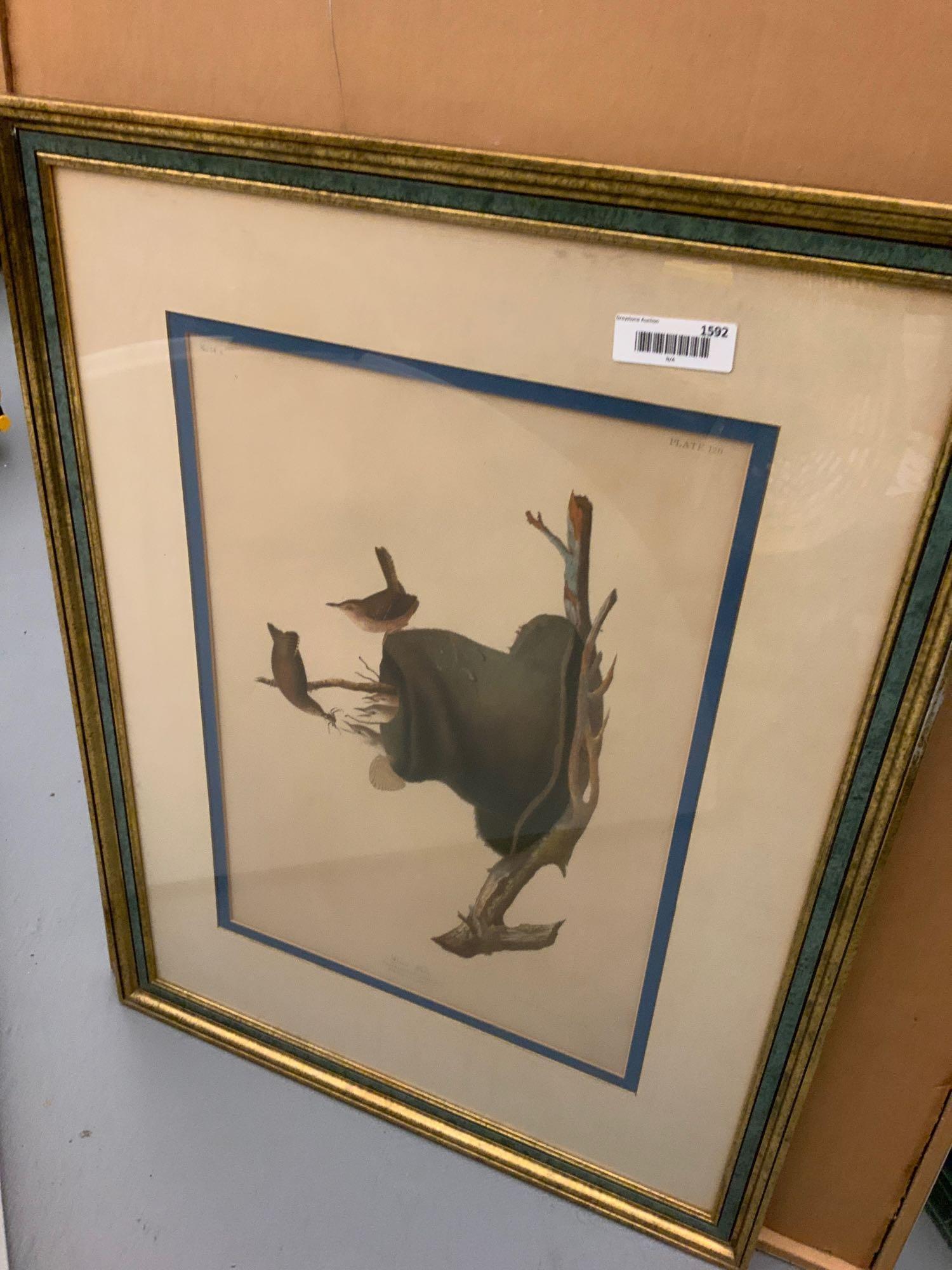 Large framed and matted print (1 of 3)