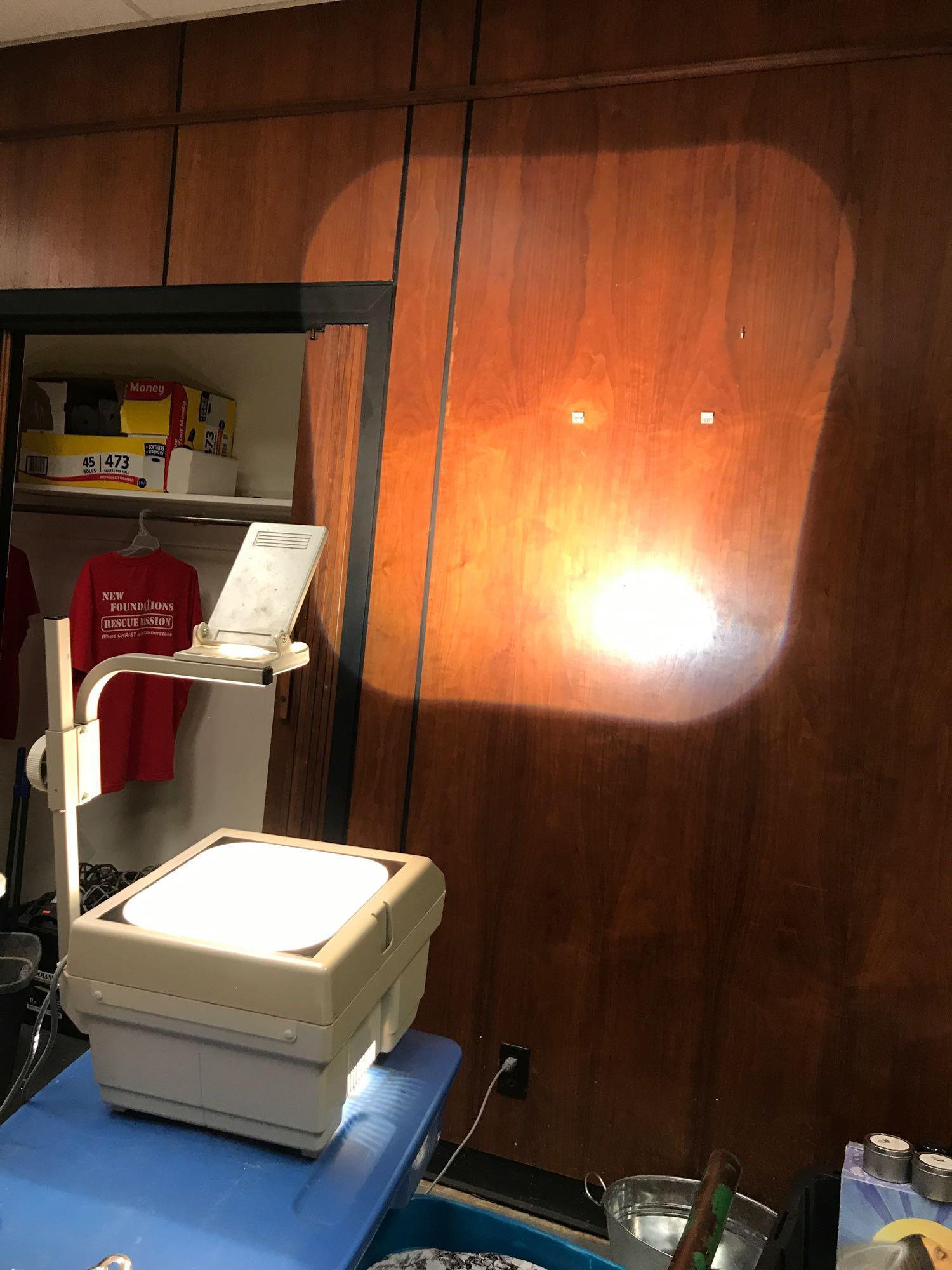 Old School Projector: Old school Apollo brand projector.