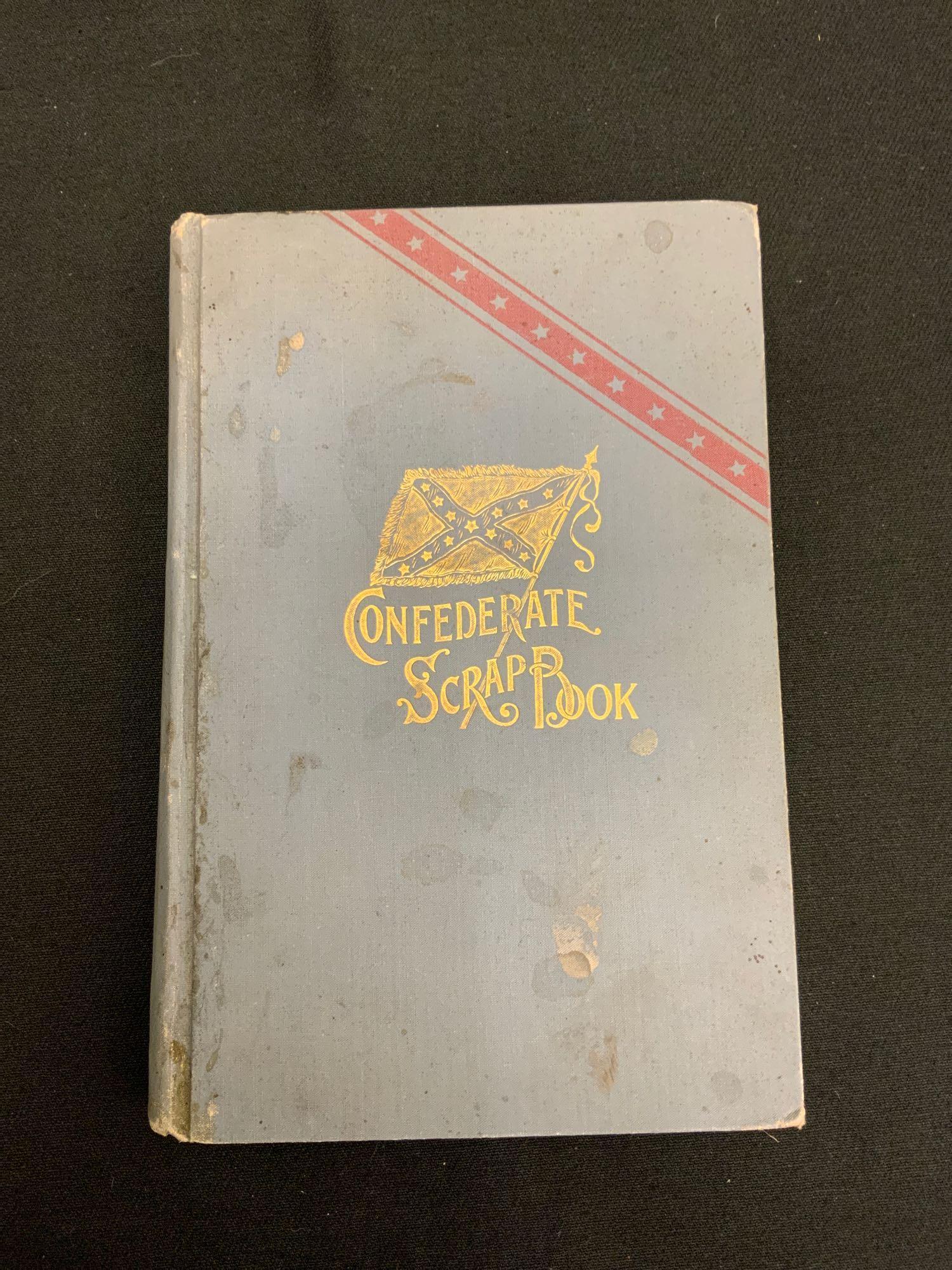 Hardback book, confederate scrapbook (1 of 9)