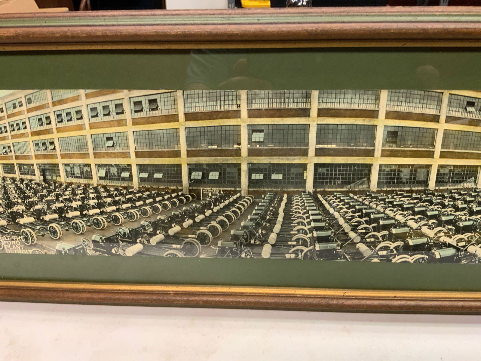 Vintage panoramic picture of Ford plant Detroit (1 of 4)