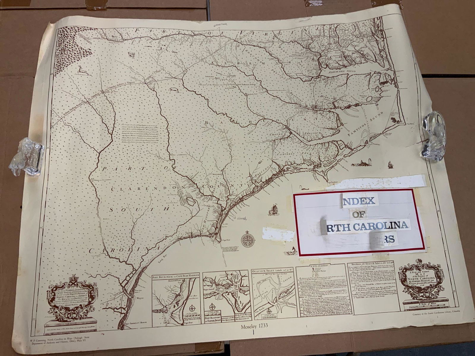 North Carolina map (1 of 3)