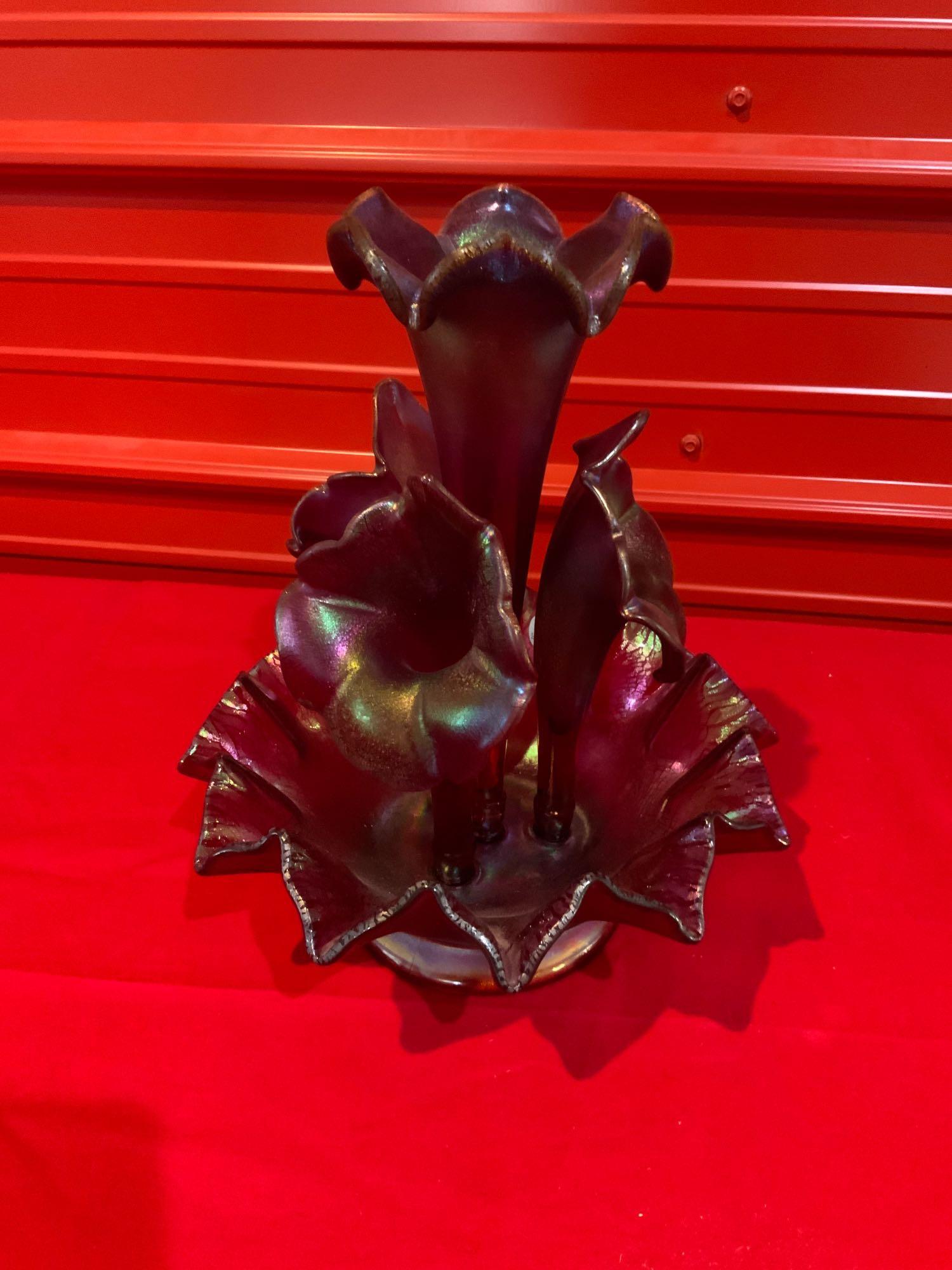 Fenton Epergne 5 piece set (1 of 6)