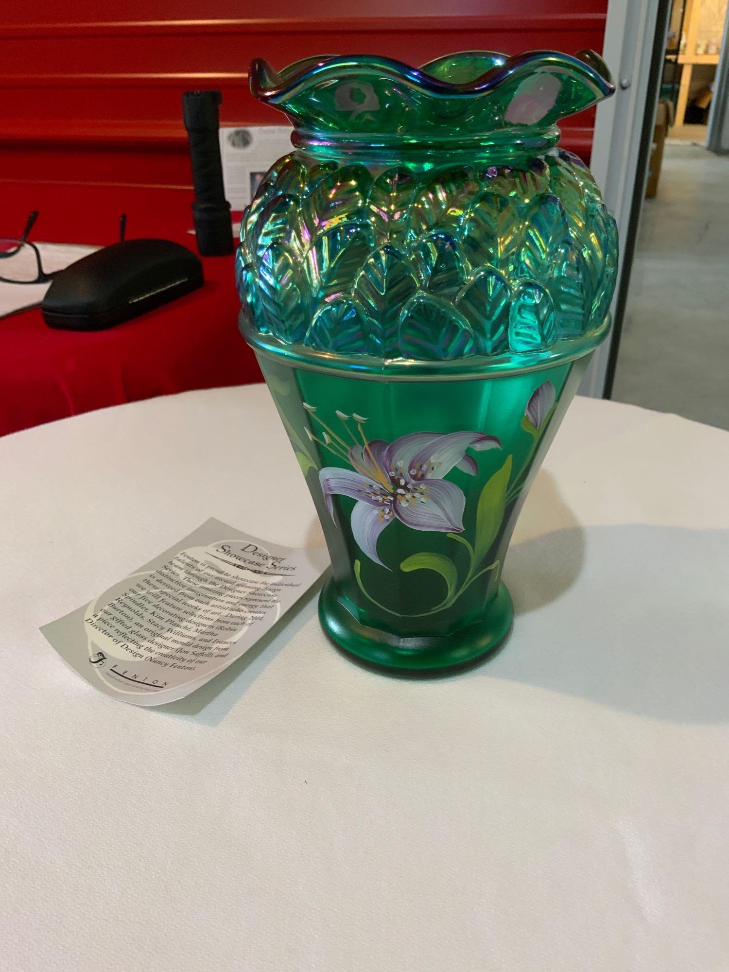 Fenton, designer showcase series, vase (1 of 7)