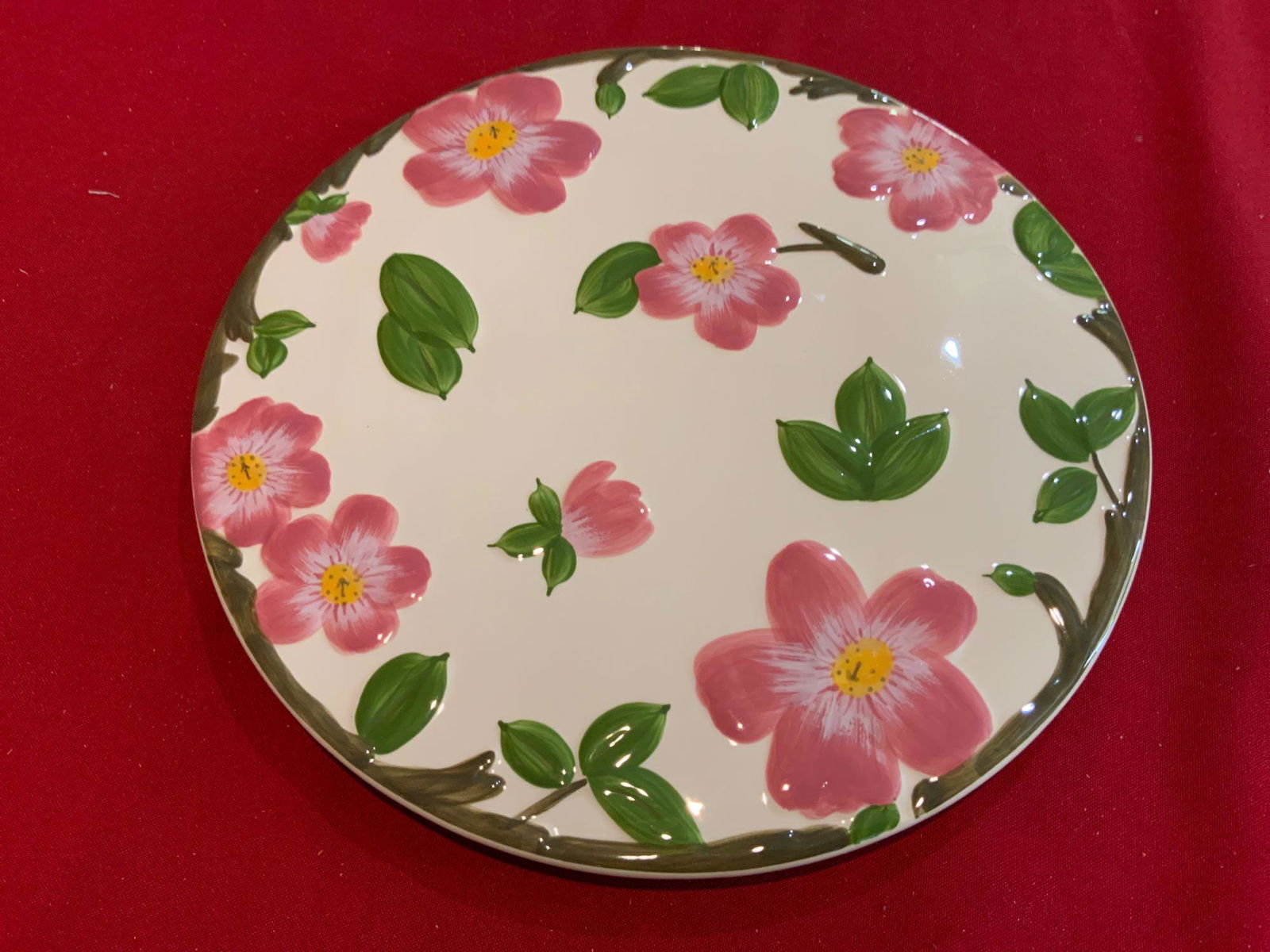 Desert rose Franciscan cake plate (1 of 4)