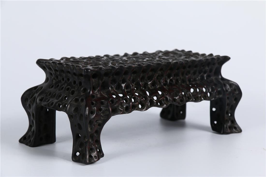 A NARRA MADE MINIATURE OPENWORK TABLE (1 of 7)