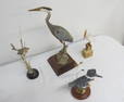 Miniature carved birds