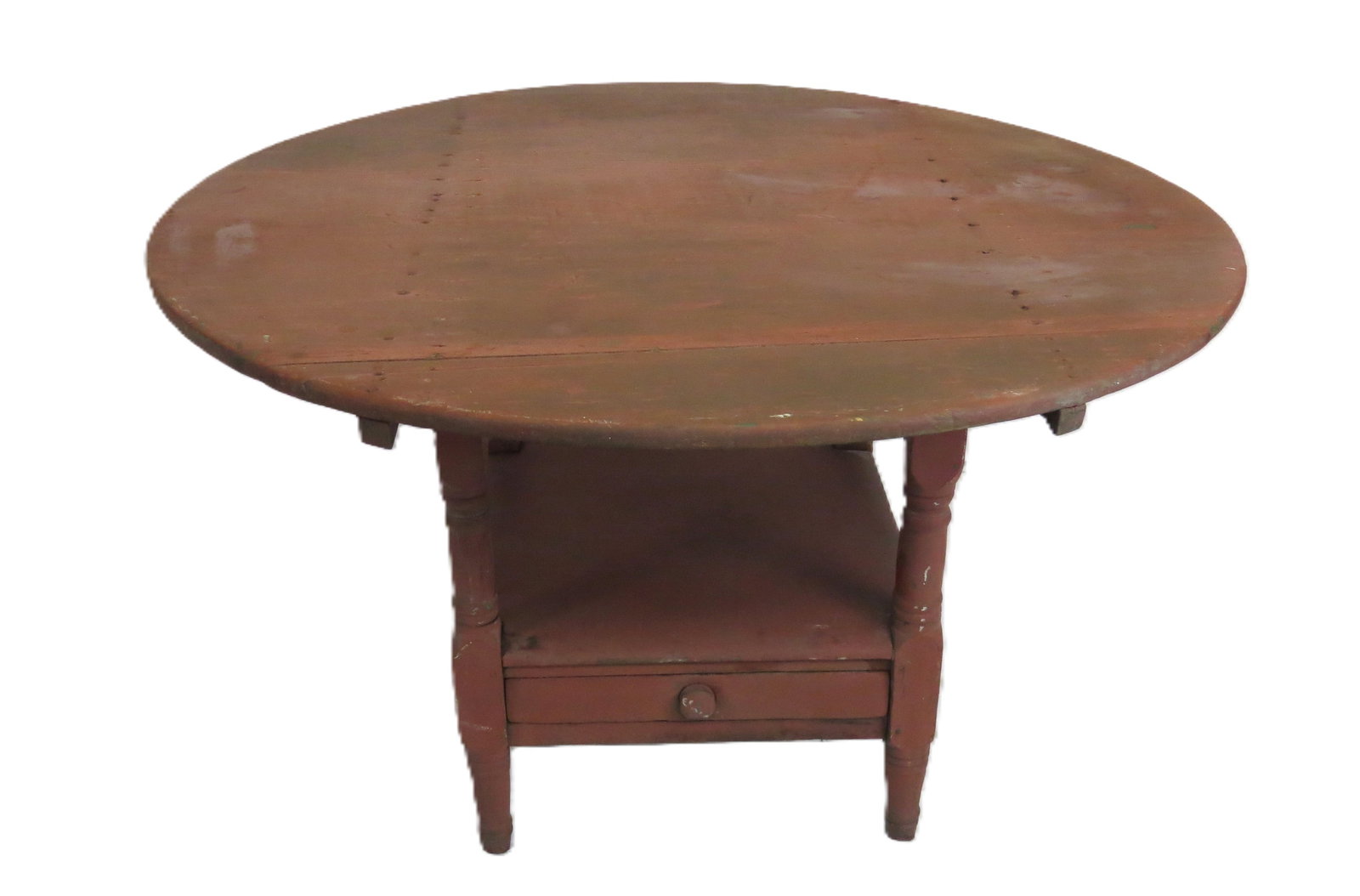 Chair table in red paint (1 of 6)