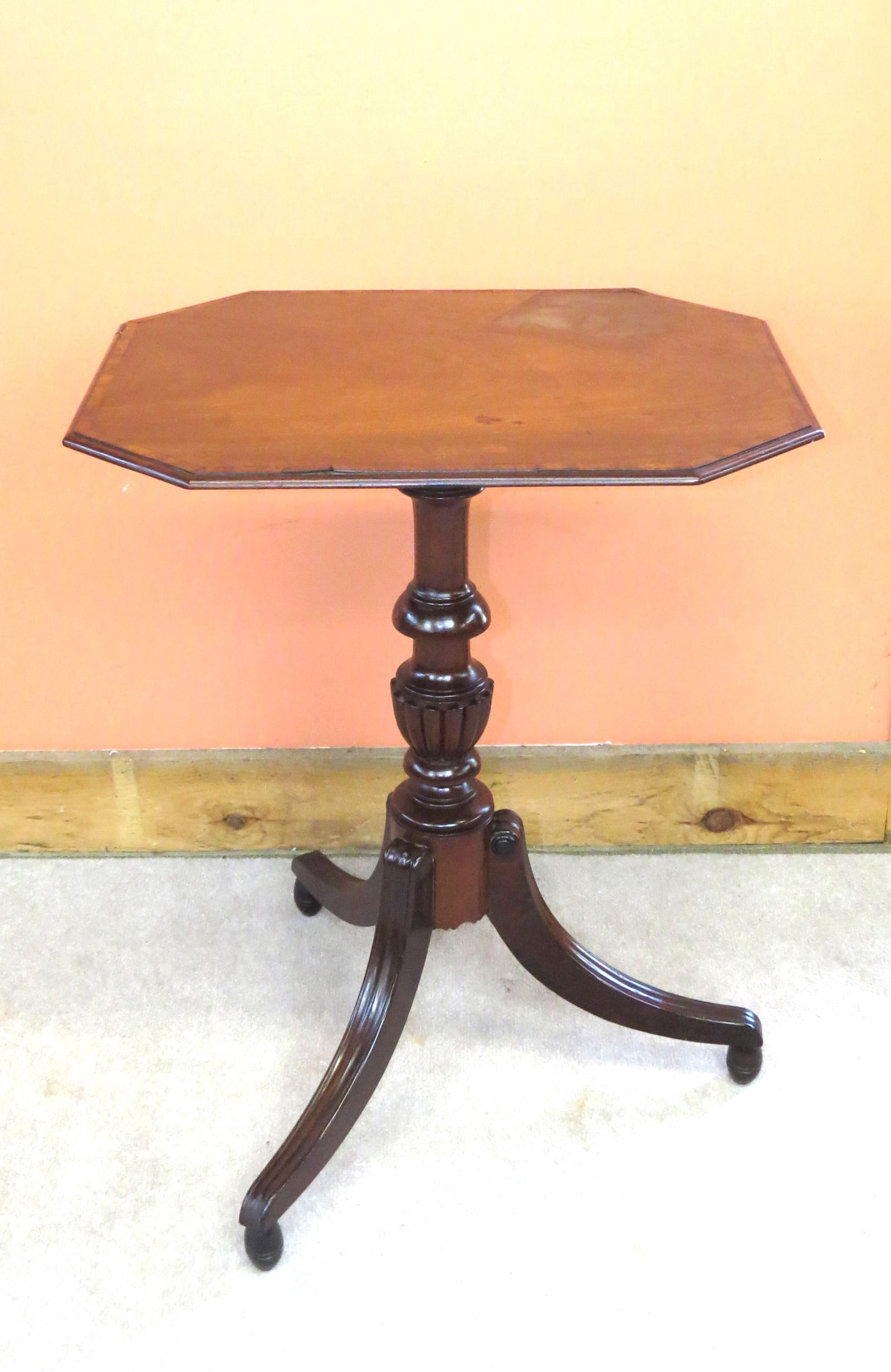 Seymour school inlaid candle stand (1 of 7)