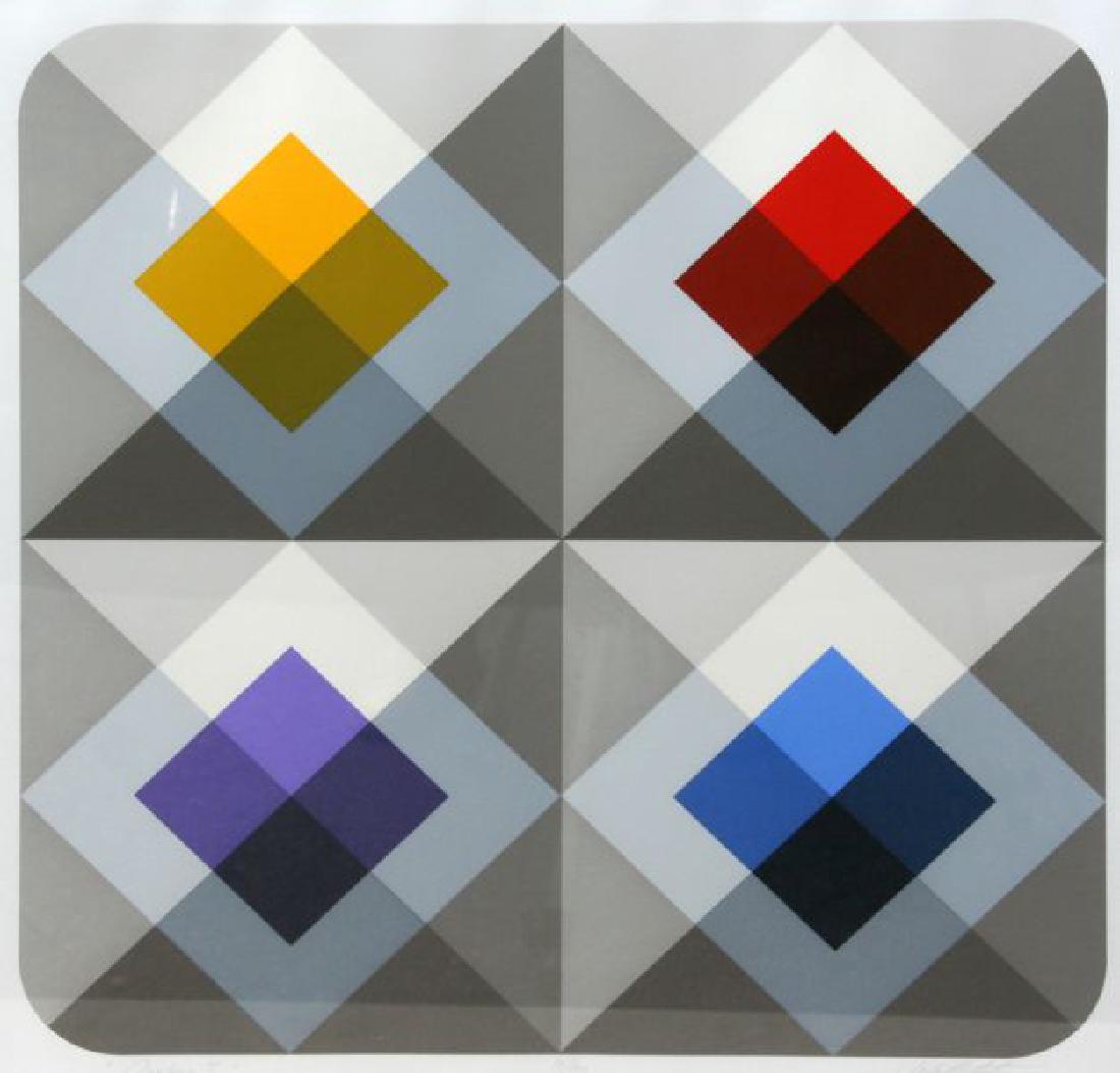 Marko Spalatin (b. 1945): Orikus I, Serigraph, Edition 15/60, 20 1/2" x 20 1/2", Signed Lower Right, Framed.