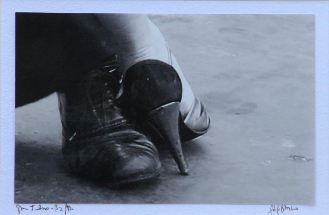Unknown Photographer: Tango, 20th Century, Silver Gelatin, Photograph, 3 3/4" x 6", Signed Indistinctly Lower Right, Titled Indistinctly Lower Left, Framed.