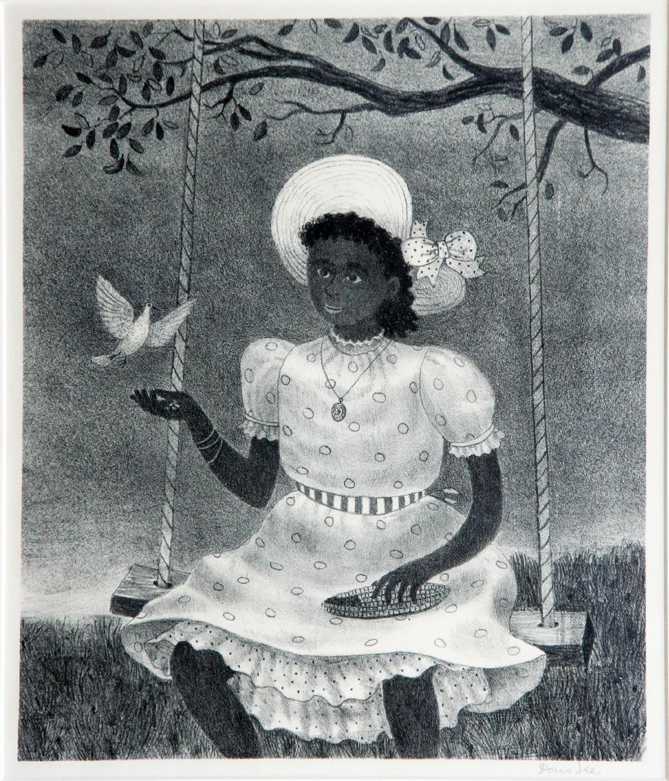 Doris Lee (1905-1983): The Dove,c. 1950, Lithograph, 11.25" x 9.5", Signed Lower Right, Framed