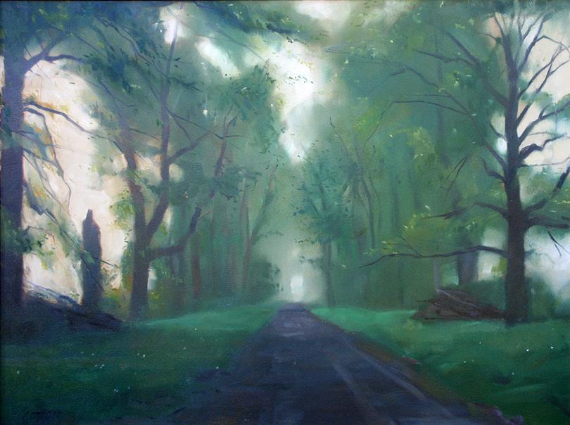 William Cotton (20th Century): Landscape, Oil on Canvas, Signed Lower Left, Framed.