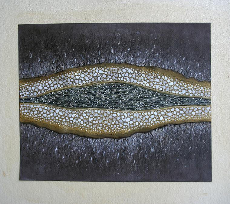 Elaine Wesley (1923 - 2007): Untitled, 1979, Gouache on Paper, 8.5" x 11", Estate Stamped Verso, Unframed