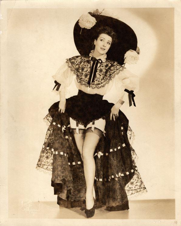 Bruno Bernard (1912 - 1987): "Gypsy Rose Lee", c. 1950's, Silver Gelatin Print, 8" x 10", Signed Lower Left: Bruno of Hollywood,