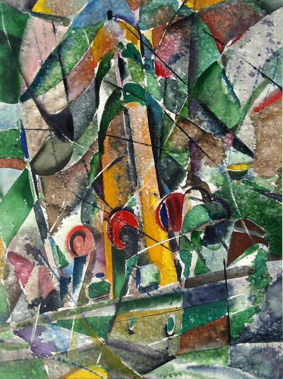 Herman Roth (20th): "Ship", 20th Century, Watercolor on Paper, 19" x 14.5", Unsigned. Note: From artist's estate as per inscription on verso.