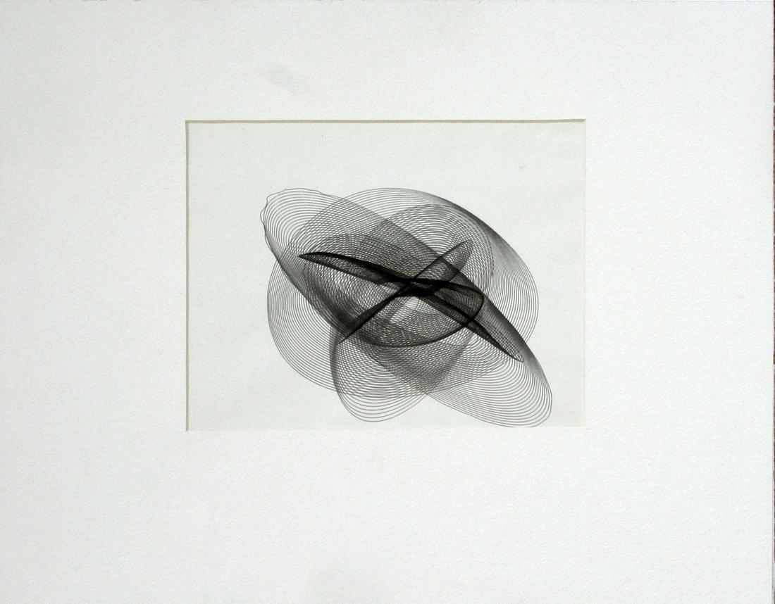 Konrad Cramer (1888-1963): Untitled, 20th Century, Sympalmograph, 8" x 10", Estate Stamp on Verso.