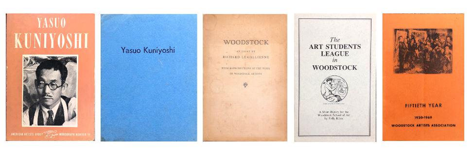 Unknown: Five Historical Booklets, 1923-1987, Yasuo Kuniyoshi, Richard Legallienne, Art Students League and Woodstock Artists Association.