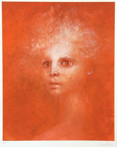 Leonor Fini - Rafaela: Name: Leonor Fini Artist Date: 1907-1996 Title: Rafaela Date of piece: nd Medium: color lithograph Edition: 16/250 Signature: lower right Size: 23x18.5 Framed: