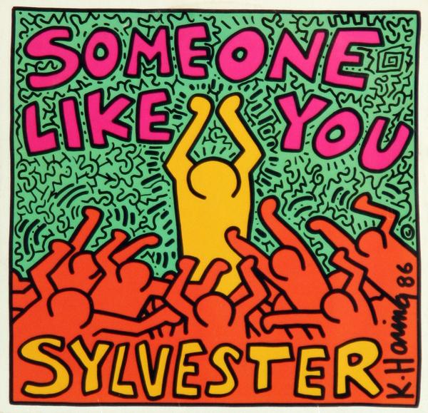 LA II Ortiz & Keith Haring - Someone Like You: Name: LA II Ortiz & Keith Haring Artist Date: 1958-1990 Title: Someone Like You Date of piece: 1986 Medium: lithograph and sumi ink on paper Signature: lower right-in plate Size: </