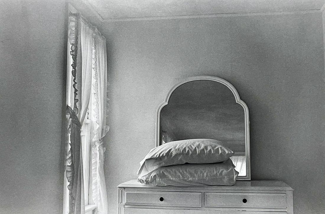 Lilo Raymond (1922 - 2009): "Two Pillows"; 1976; Gelatin Silver Print; 8.75" x 13"; Signed Lower Right; Unframed; Provenance: From the Estate of Marcuse â€œCusie” Pfeifer (1936 - 2020).