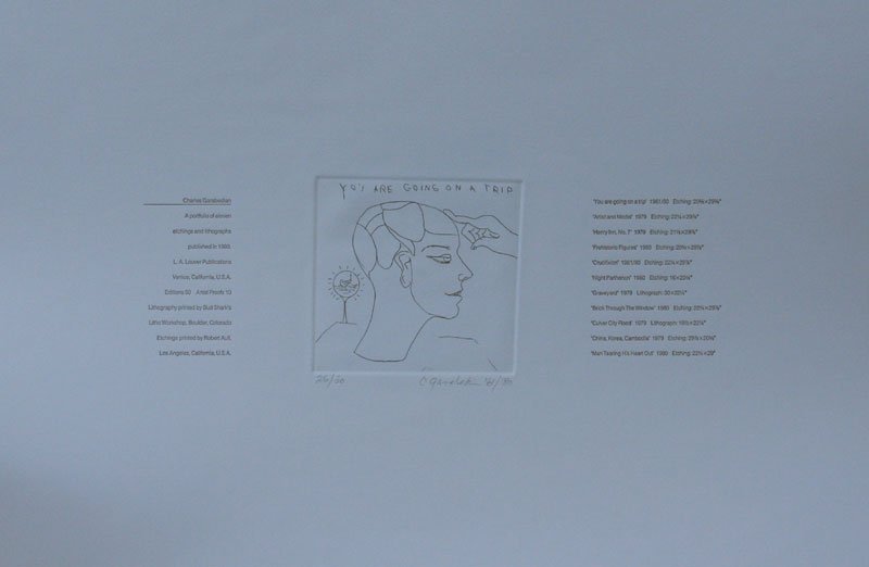 Charles Garagedian, You are Going on a Trip: Charles Garagedian (b. 1923) 11 Mixed Media Prints, 1961-1980, Unframed, Varying Sizes Approx. 20 x 24 Provenance: Hirschl & Adler Modern, New York