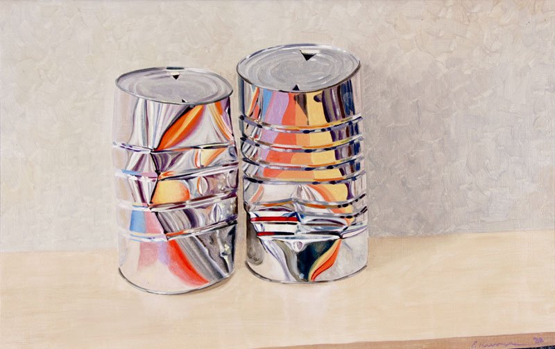 Eric Krever (20th century): No Can Paint Two, 1982, Oil on Canvas, 11.75" x 18.5", Signed Lower Right, Framed.