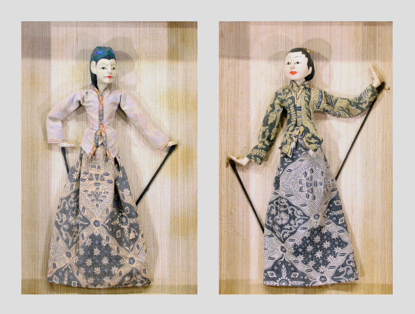 Vintage Indonesian Wayang Golek Rod Puppets (1 of 7)