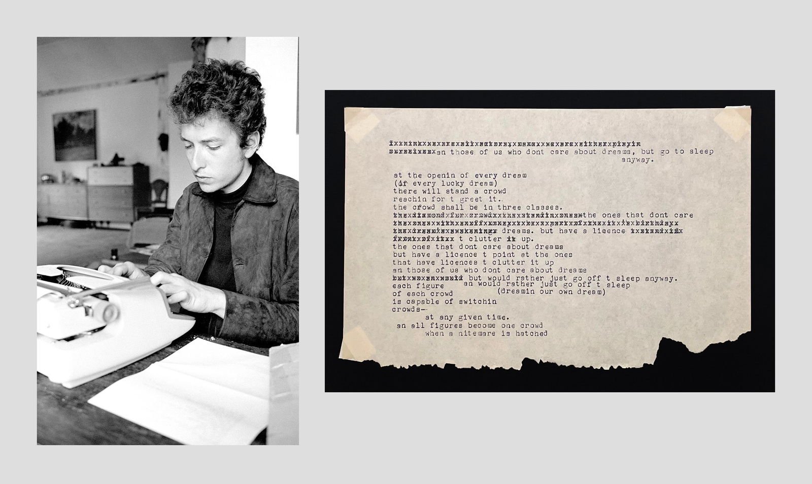 Original Bob Dylan Song Lyrics (1 of 5)