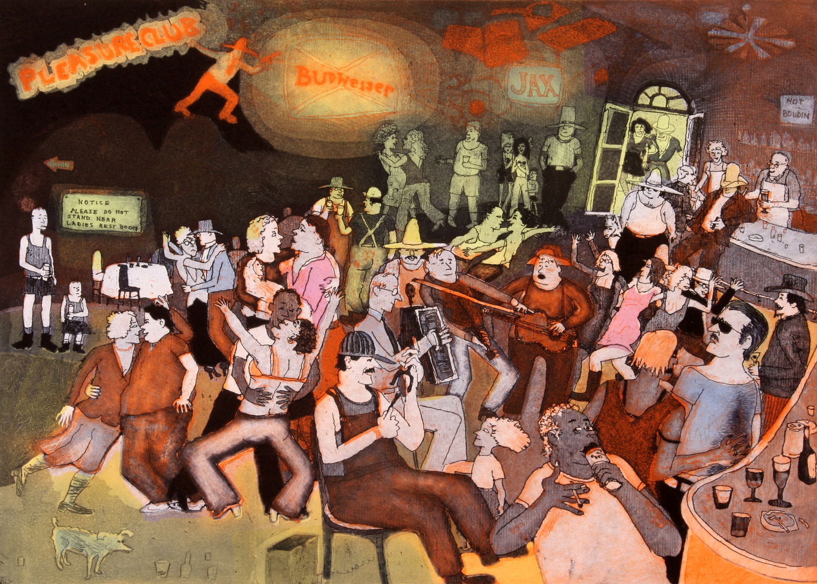 Warrington Colescott (American, 1921 - 2018) (1 of 7)