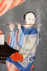 Unknown Chinese Artist - Reverse Painting on Glass