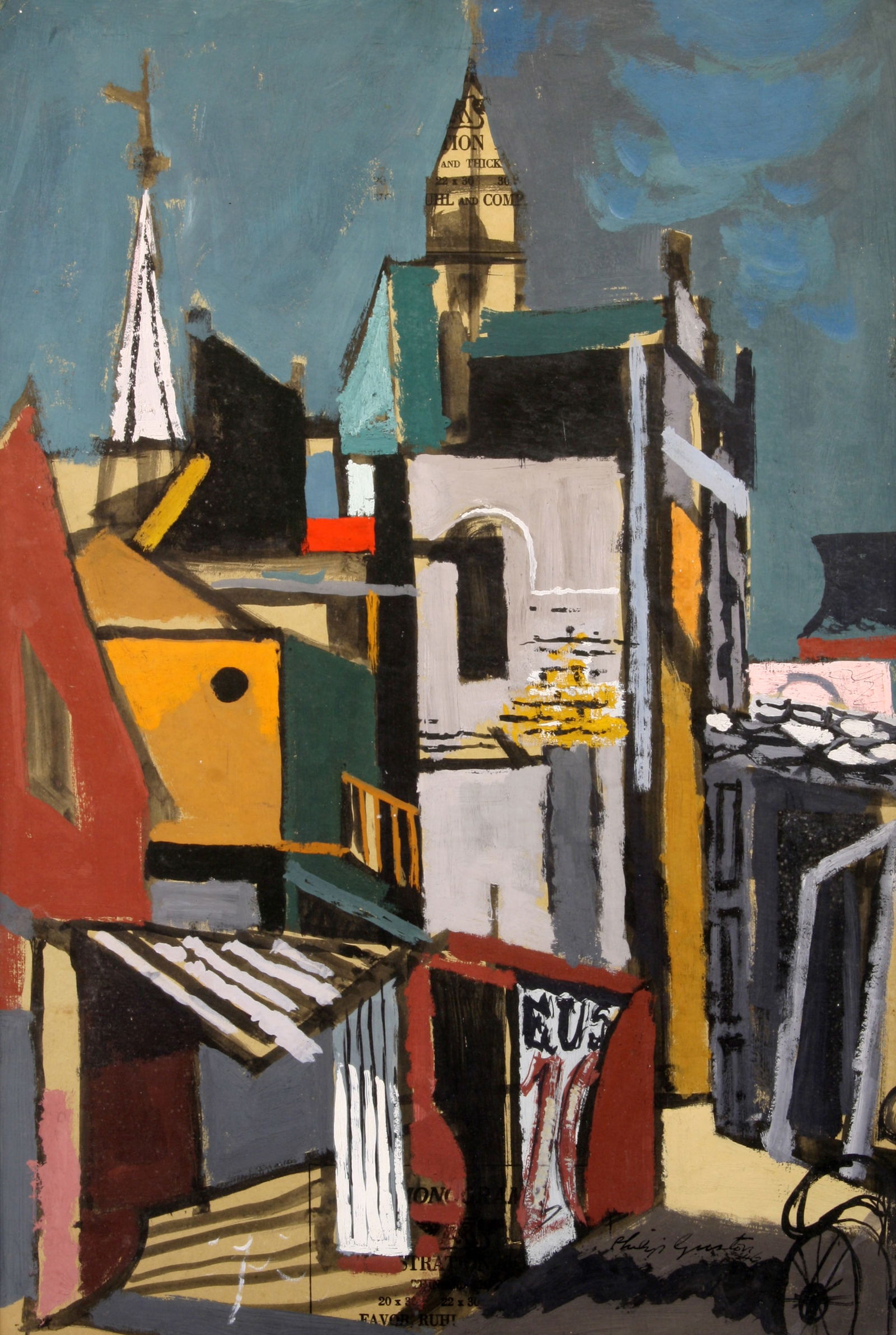 Philip Guston (Canadian-American, 1913 - 1980) (1 of 6)