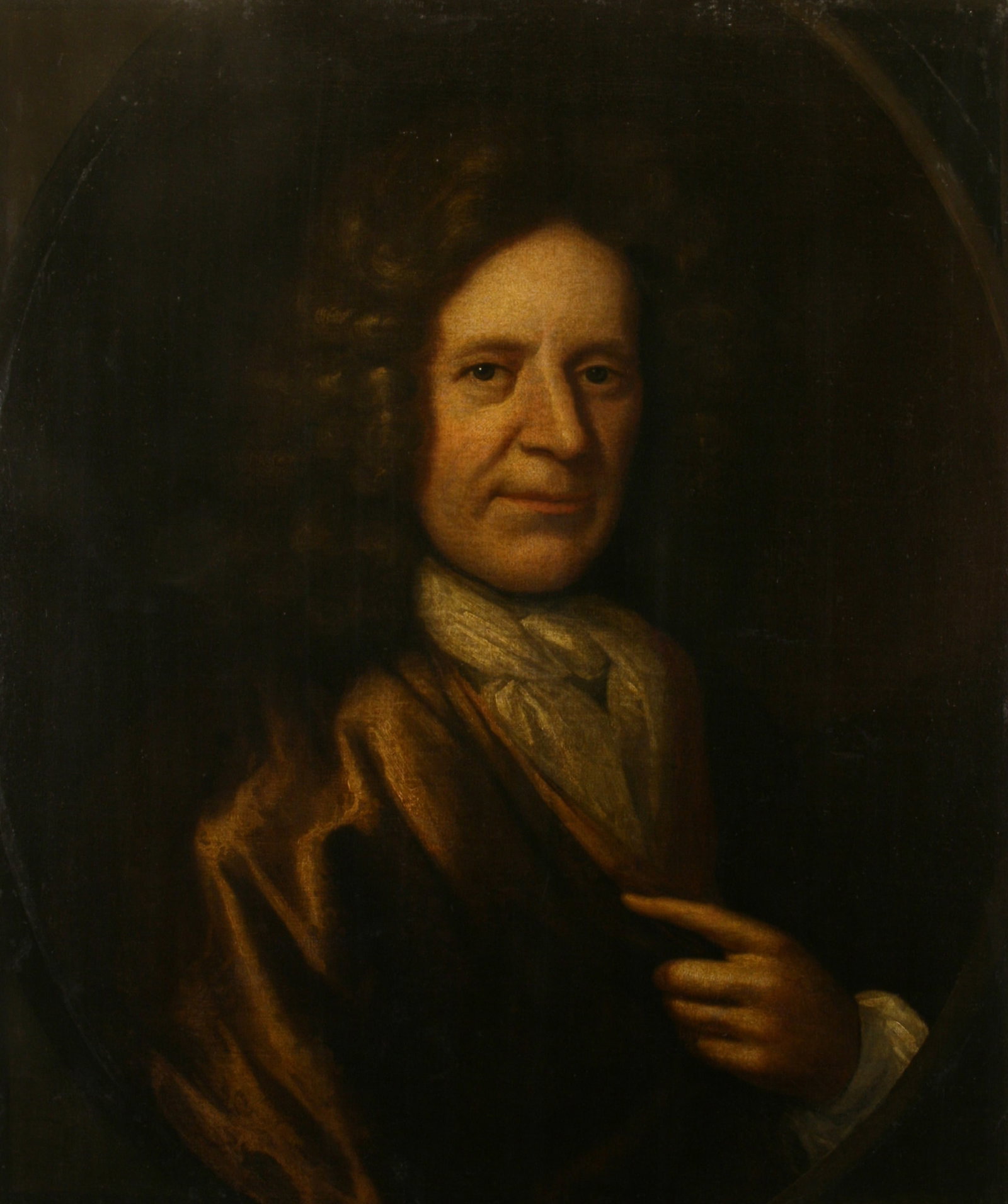 Unknown Artist: "Portrait of a Gentleman"; n.d.; Oil on Canvas; 30.5" x 25.25"; Unsigned; Unframed.