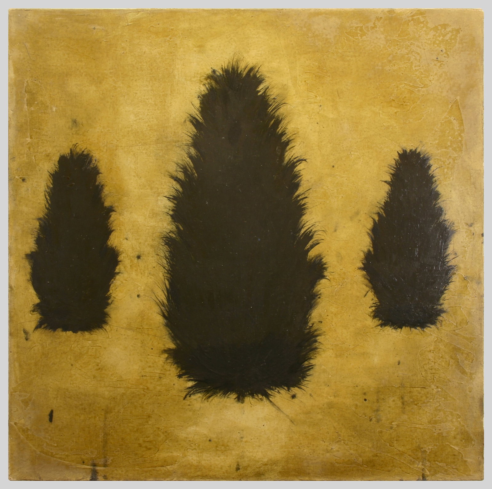 Kathy Moss (American, b. 1955): "#171"; 1999; Oil on Linen; 30" x 30"; Signed "K Moss" on Verso; Unframed; Note: "Art for Animals - New York, NY" label on verso.