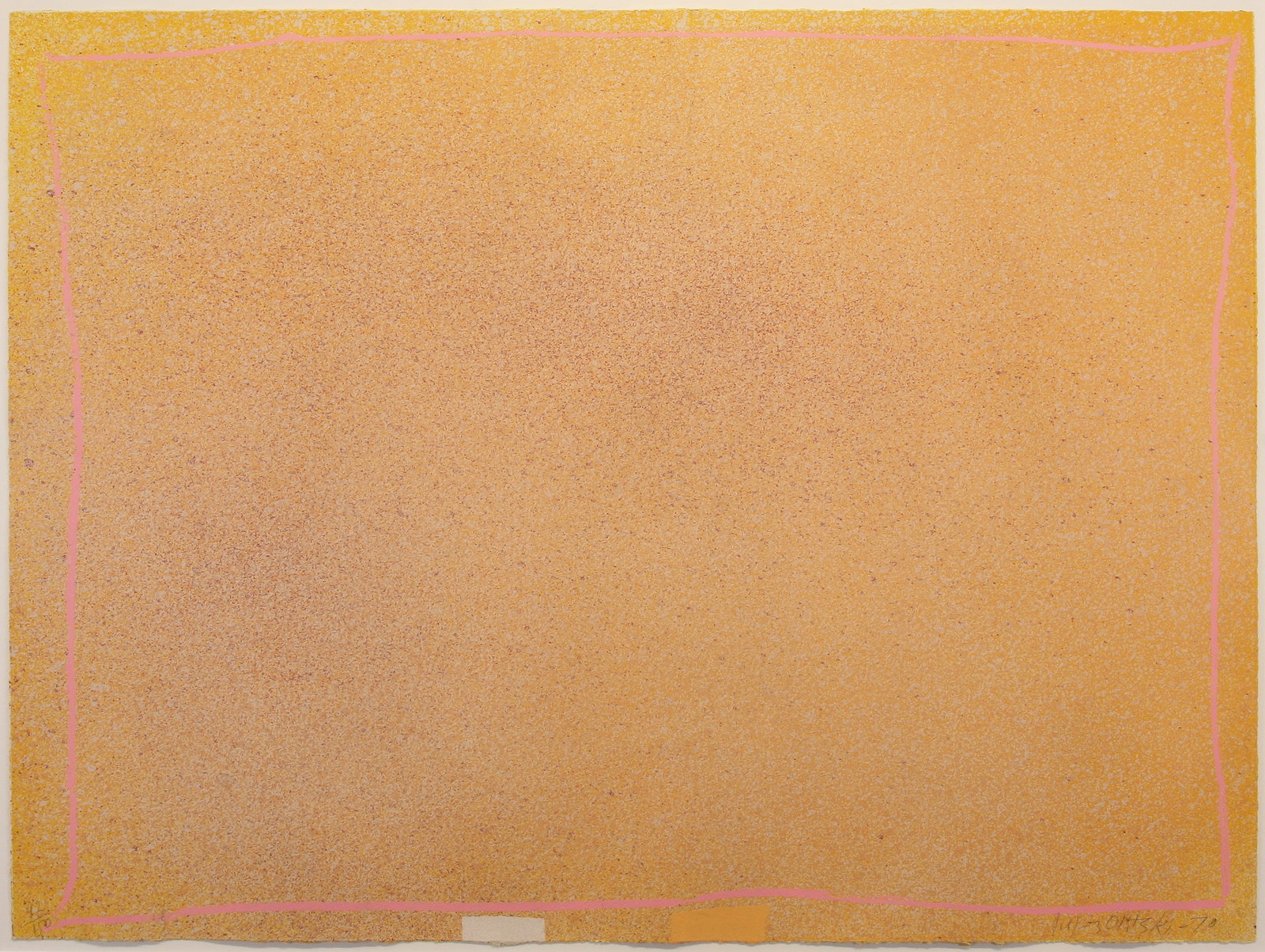 Jules Olitski (American, 1922 - 2007): "Graphic Suite #2" - Edition 92/150; 1970; Silkscreen; 26" x 35" (sheet); Signed "Jules Olitski" Lower Right; Framed (under glass); Note: "Art for Animals - New York, NY" label on verso.