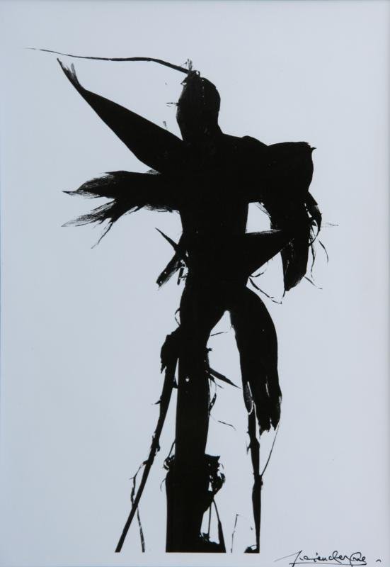 Lucien Clergue (b. 1934): Corn Husk, c. 1960, Gelatin Silver Print, 12" x 8.25", Signed Lower Right, Framed