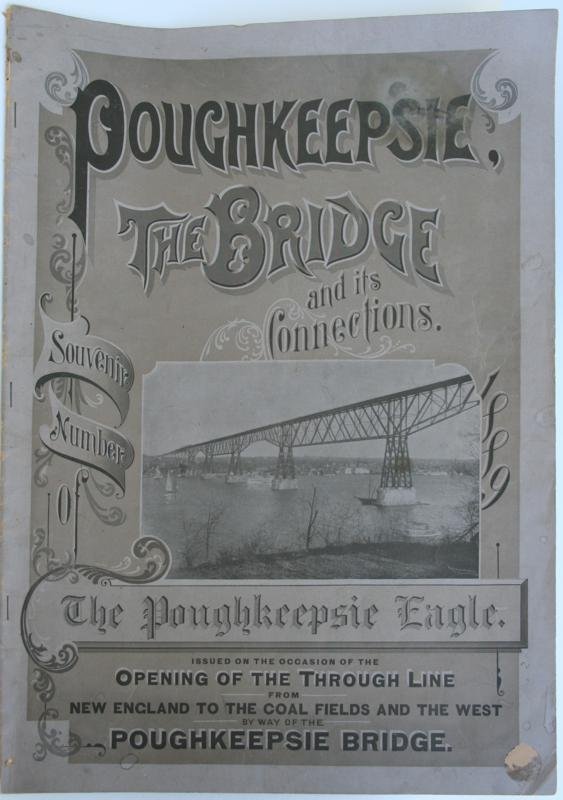 Unknown: Commemorative Program: Opening of the Poughkeepsie Bridge, 1889, Letterpress and Lithograph, 20" x 15", Unframed.