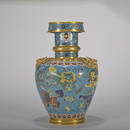 A Cloisonne enamel vase