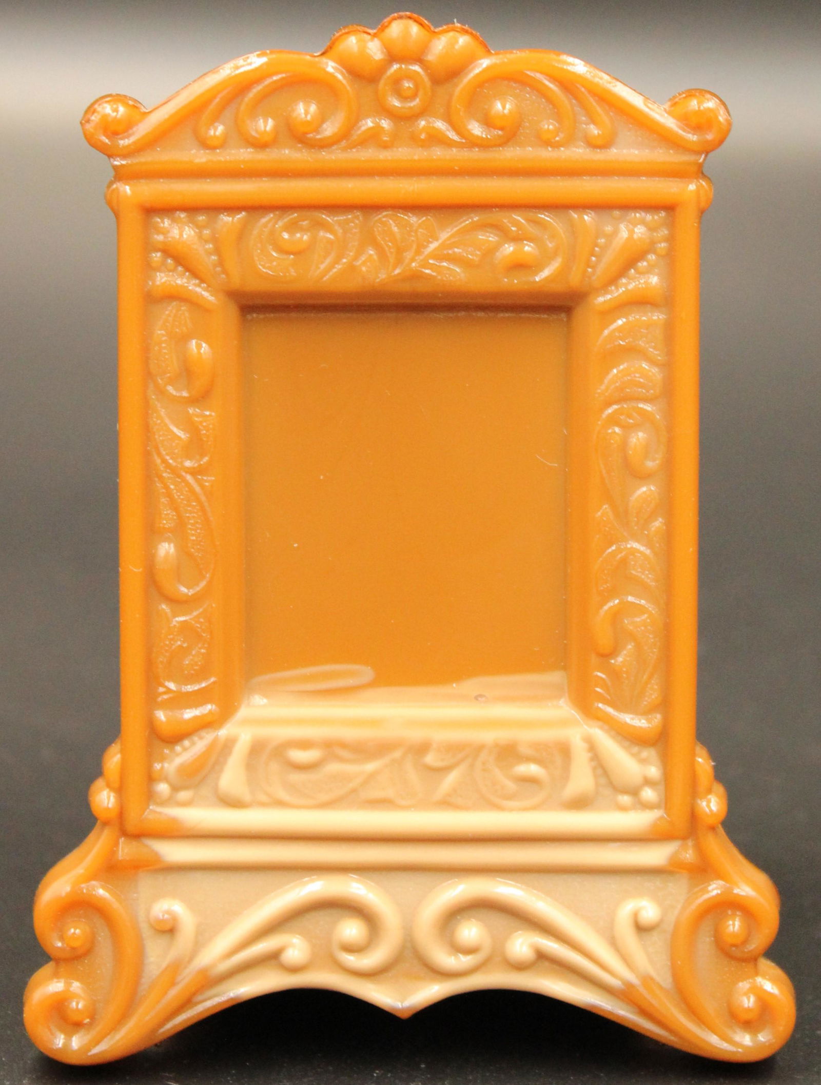 Greentown Chocolate glass Picture Frame Toothpick (1 of 3)